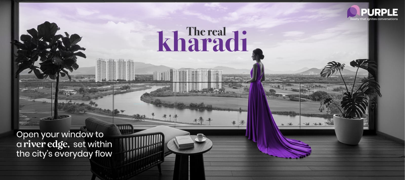 Premium homes in Kharadi Pune with river view – The Real Kharadi by Purple Corp