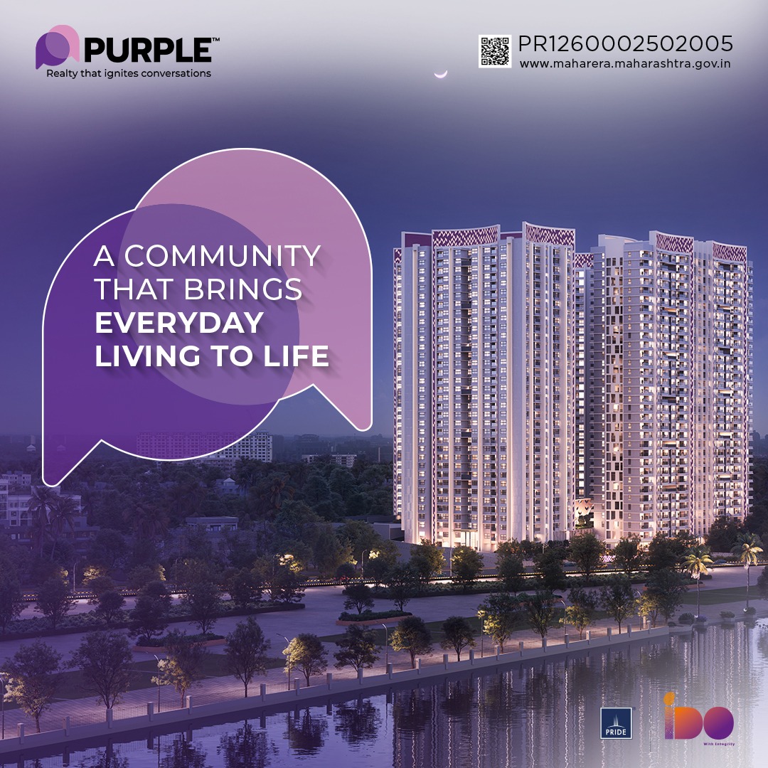 Premium 3 BHK flats in Kharadi Pune at Park Eden by Purple Corp